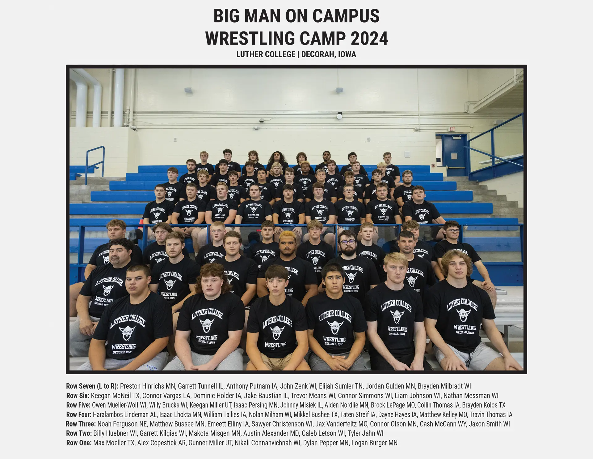 Big Man on Campus Wrestling Camp 2024